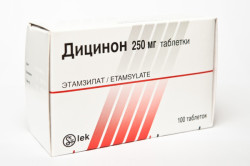 Дицинон для лечения миомы Дицинон для лечения миомы