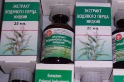 Настойка перца при обильных выделениях 